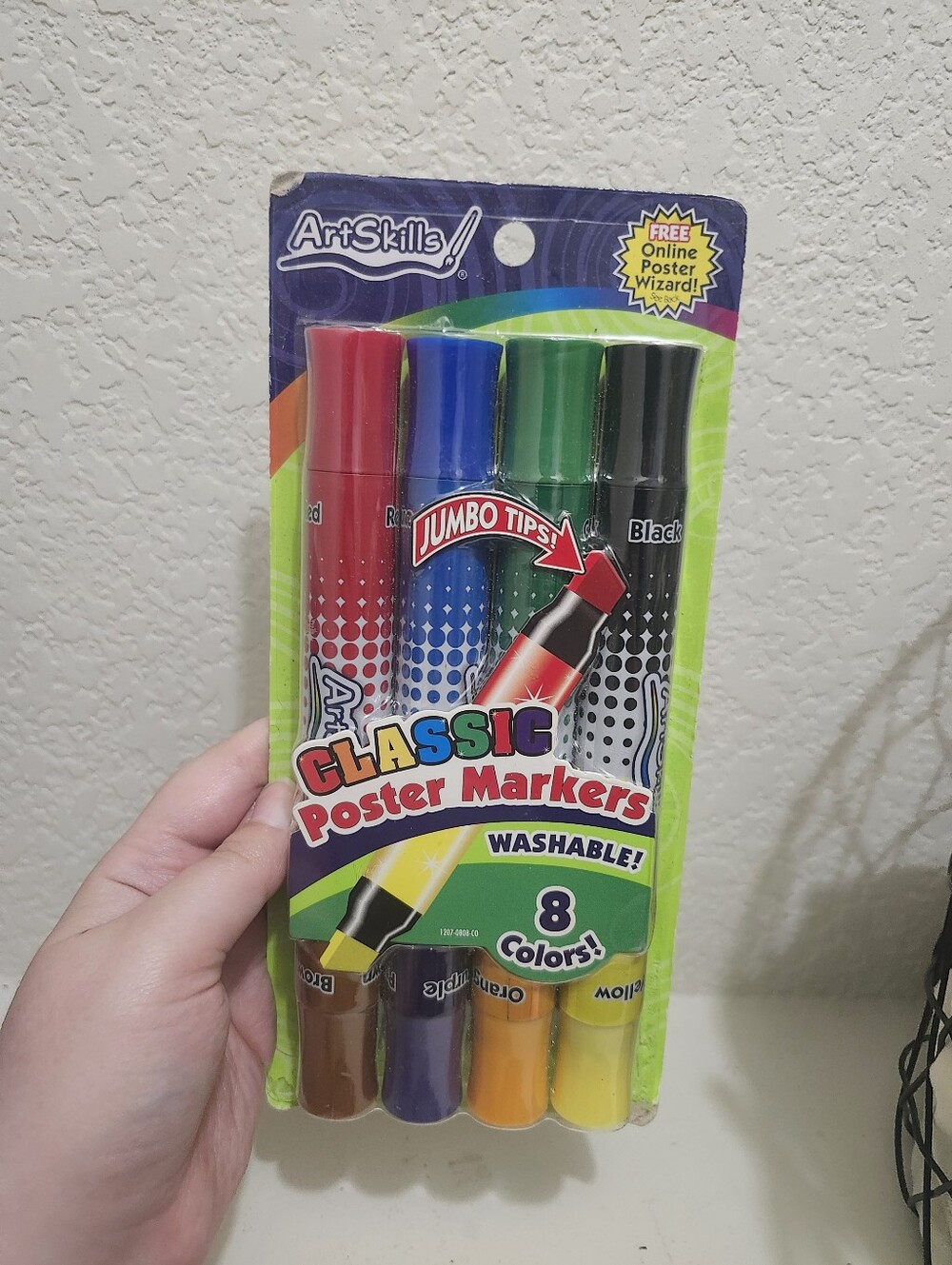 ArtSkills Classic Poster Markers - Multi-Color (8 Pack)